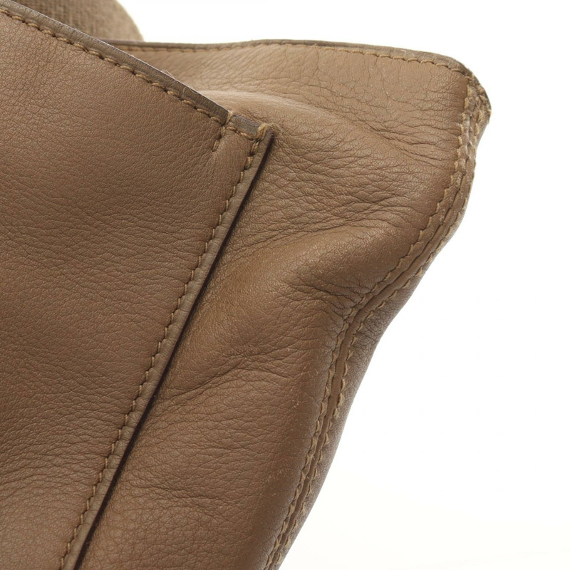 HERMES Caravan Horizontal MM 斜背包 手提包 真皮 卡其色 二手 SHW-8
