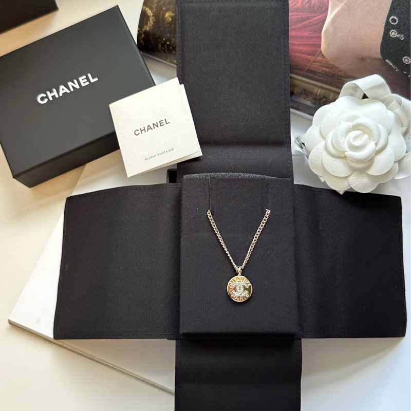 Chanel 25A新款小圓餅項鏈-0