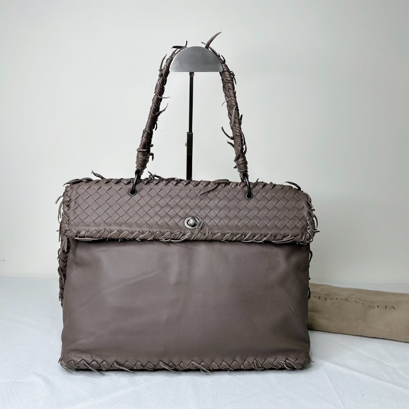 BV 編織手提單肩托特包-0