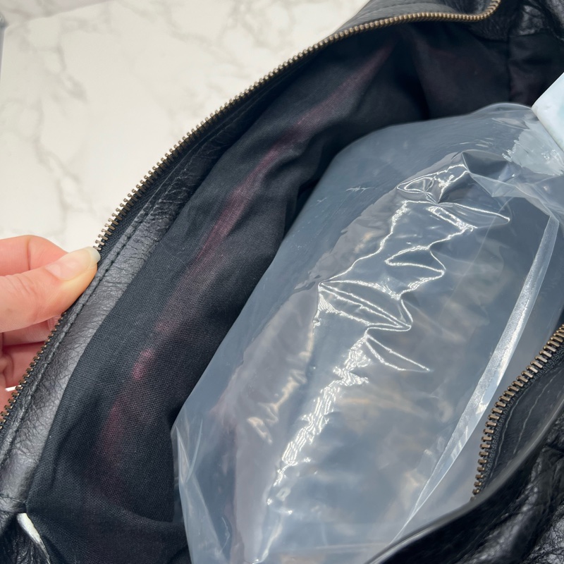 💗香緹國際精品💗巴黎世家 黑色機車包 短肩帶款-10