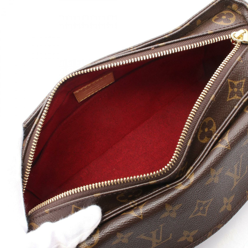 LOUIS VUITTON Viva cite MM 肩背包 M51164 Monogram 帆布 棕色 二手 LV-2
