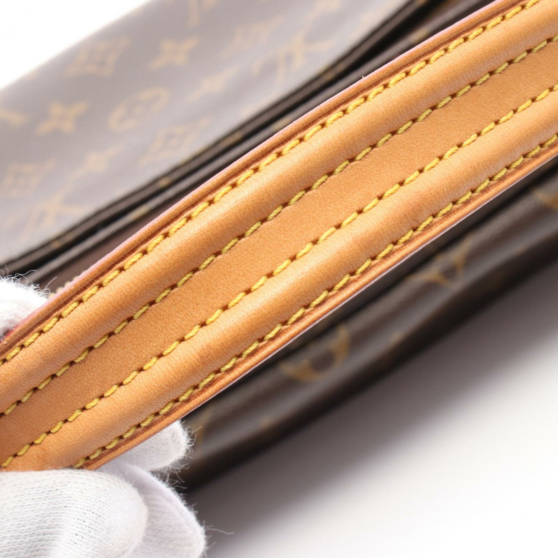 LOUIS VUITTON Viva cite MM 肩背包 M51164 Monogram 帆布 棕色 二手 LV-7