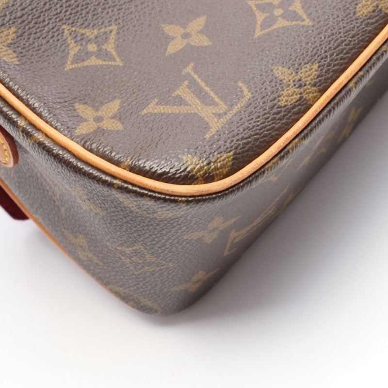 LOUIS VUITTON Viva cite MM 肩背包 M51164 Monogram 帆布 棕色 二手 LV-8