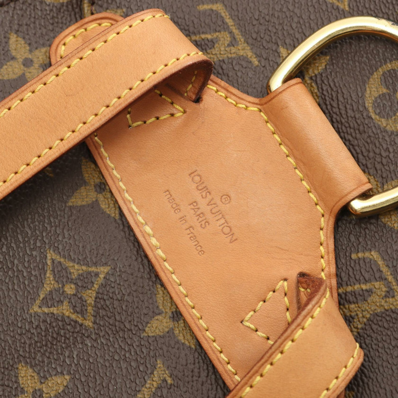 LOUIS VUITTON Montsouris MM 背包 M51136 Monogram 帆布 棕色 二手-3