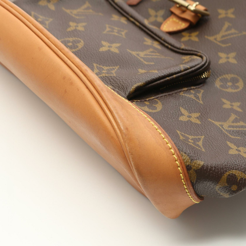 LOUIS VUITTON Montsouris MM 背包 M51136 Monogram 帆布 棕色 二手-5