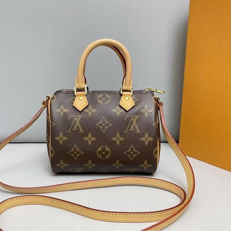 Louis Vuitton Speedy Nano 老花枕頭包-0