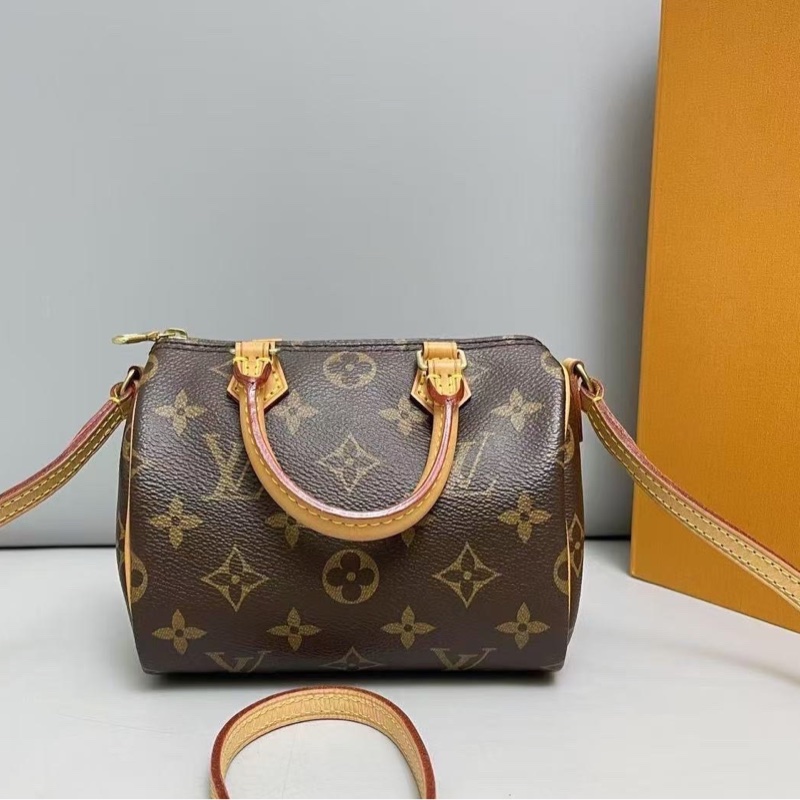 Louis Vuitton Speedy Nano 老花枕頭包-1