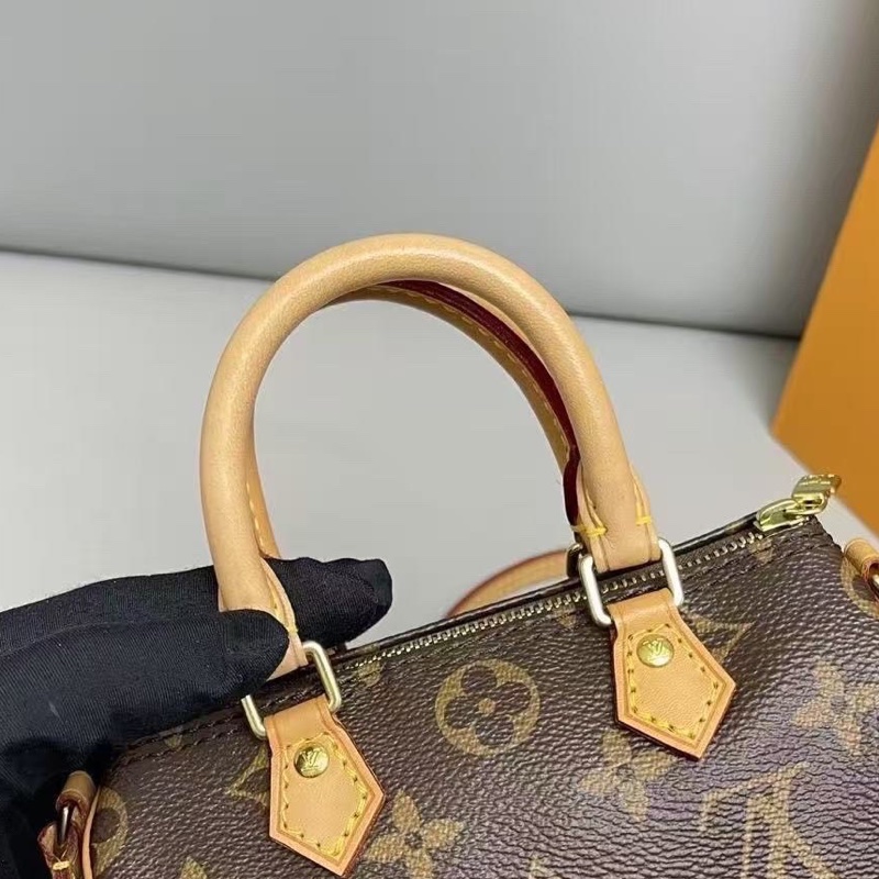 Louis Vuitton Speedy Nano 老花枕頭包-3