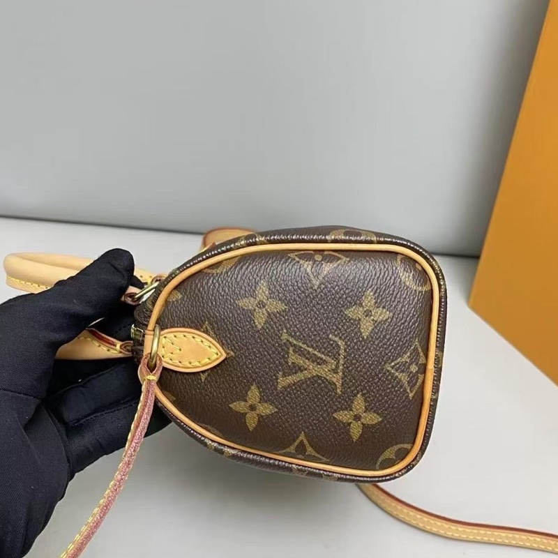 Louis Vuitton Speedy Nano 老花枕頭包-4