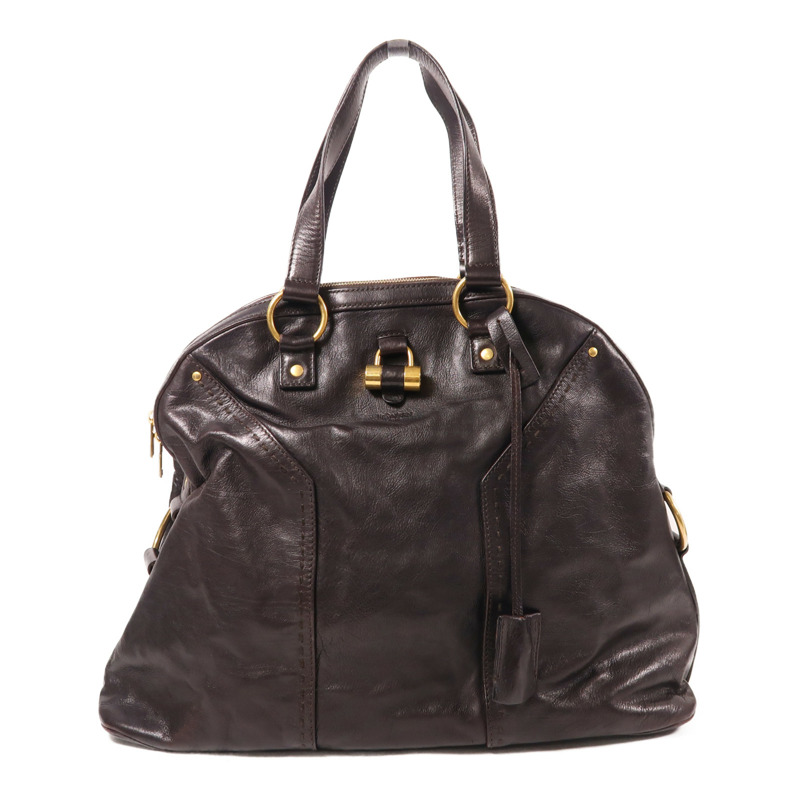 SAINT LAURENT 牛皮皮革Shoulder Bag金扣肩背袋-0