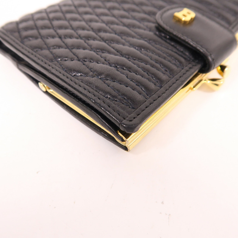 BALLY 羊皮皮革Wallet金扣錢包-10