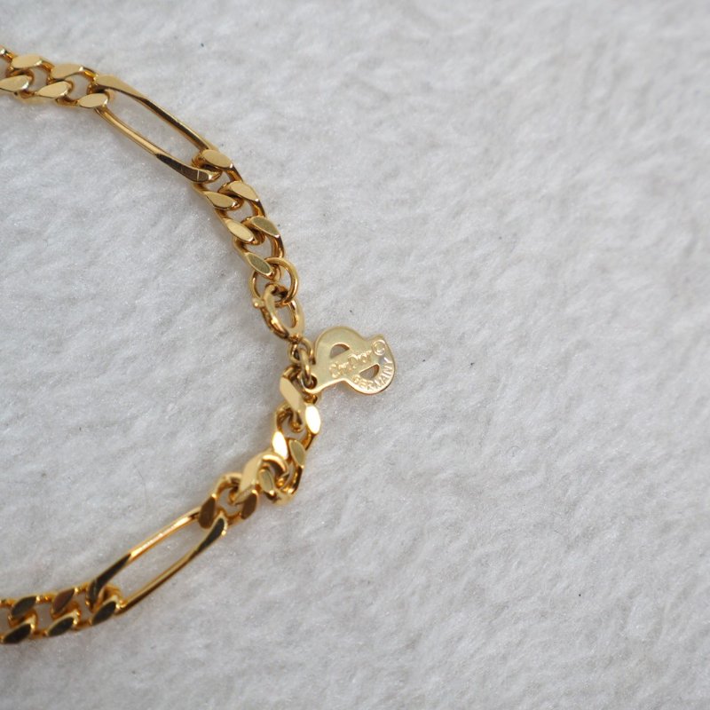 DIOR 中古金色CD手鏈-7