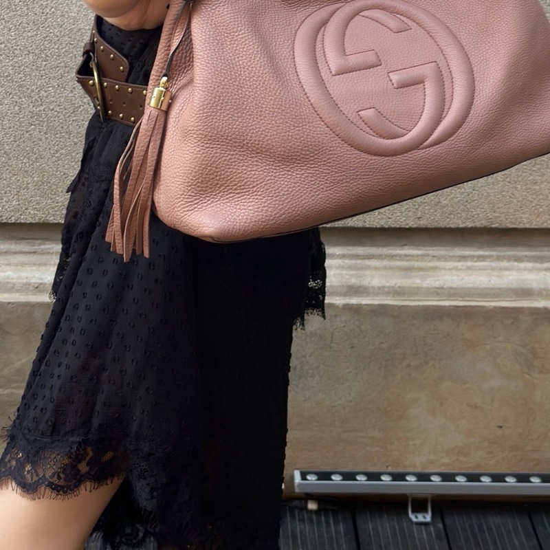 Gucci soho粉色-9