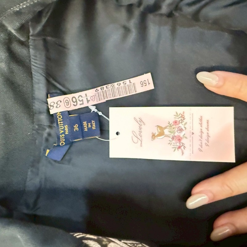 LV 經典印花 爆款連身裙 邱淑貞女兒同款 36號-9