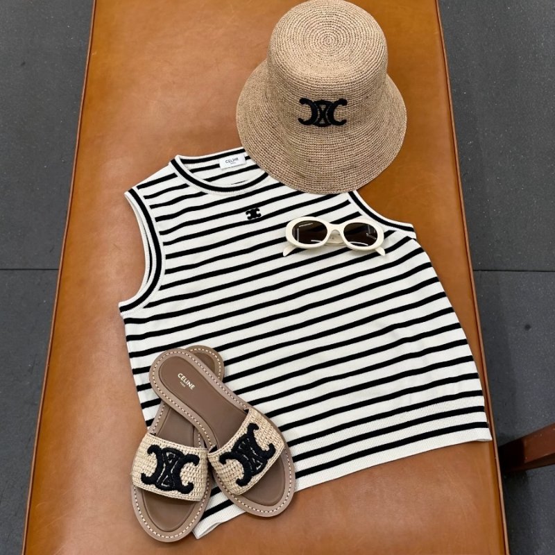 🛫早秋當季新品🛬Celine 357925 Lympia 草編穆涼拖鞋 EU 36/36.5/37-5