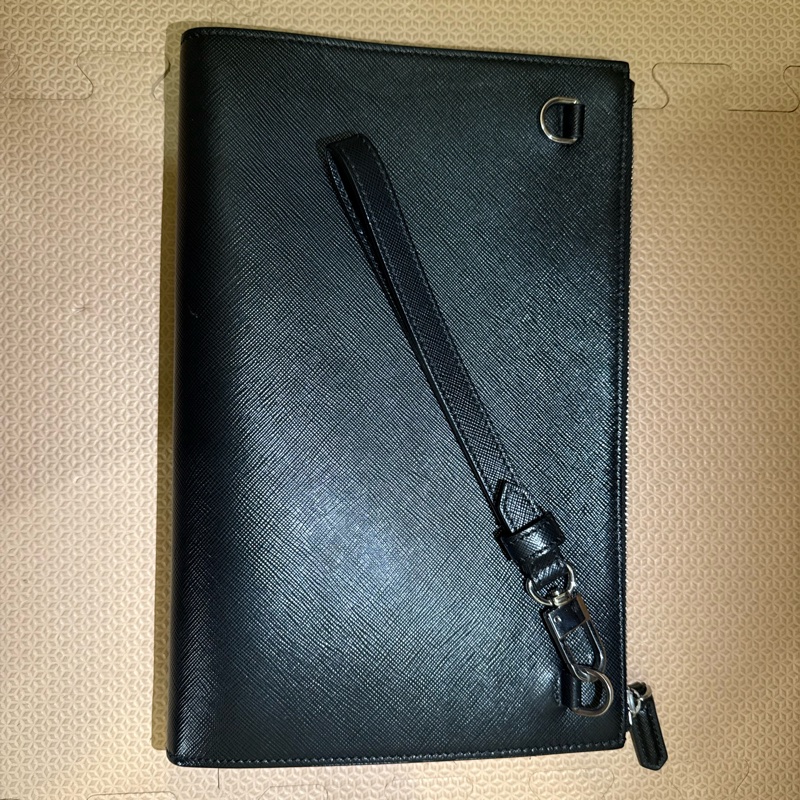 MONTBLANC 萬寶龍匠心系列手拿包 黑色-6