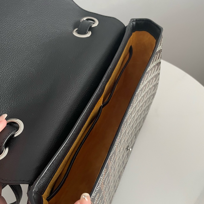 Goyard 黑色233bag 馬鞍包-7