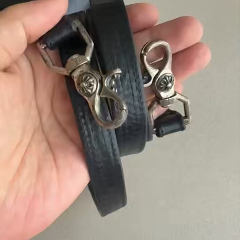 Chrome Hearts 克羅心 黑銀十字架Kelly-7