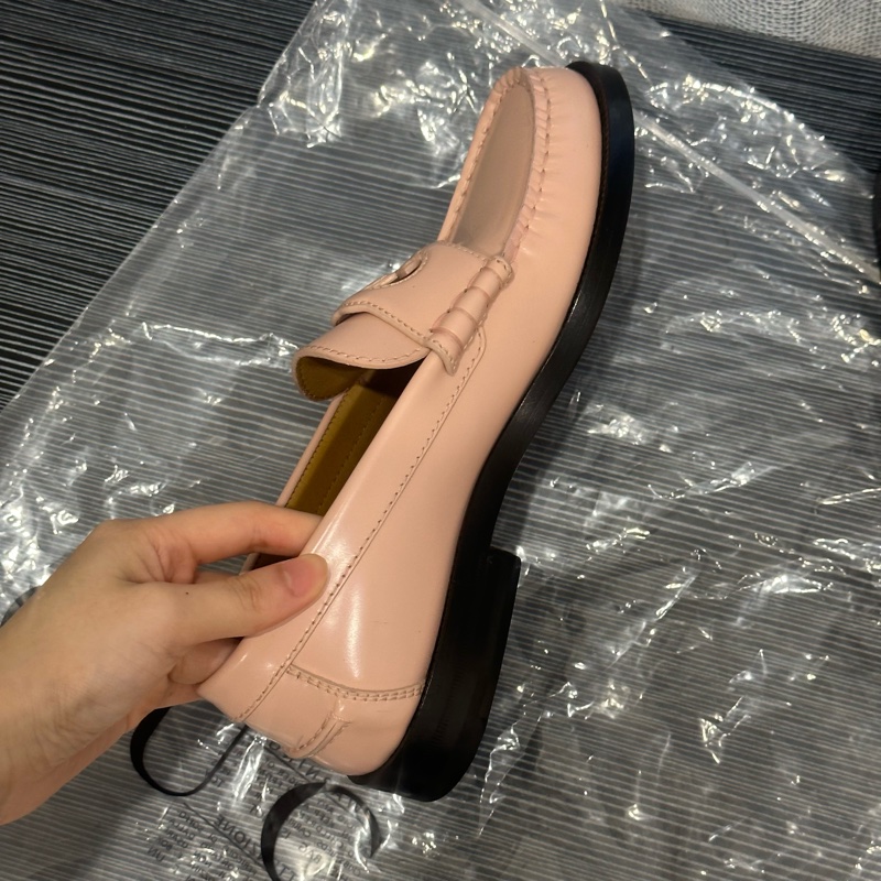 全新閒置❤️36.5碼 gucci #蜜桃粉 #樂福鞋 #平底鞋 #休閒鞋-7