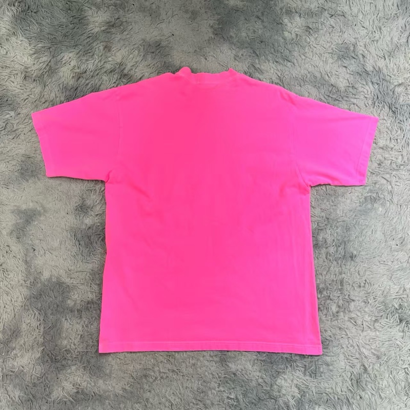 巴黎世家 Balenciaga 粉色 短袖 T恤-1
