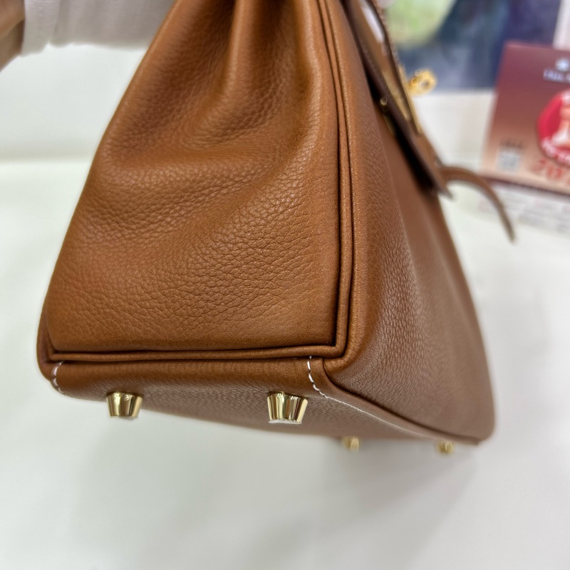 愛馬仕 Kelly 25 金棕金扣 福寶馬鞍皮 雙肩帶  K刻  全新全套 Hermes Kelly 25 Stamp K Gold color GHW Barenia Faubourg leather Double Straps Brand New full set-10