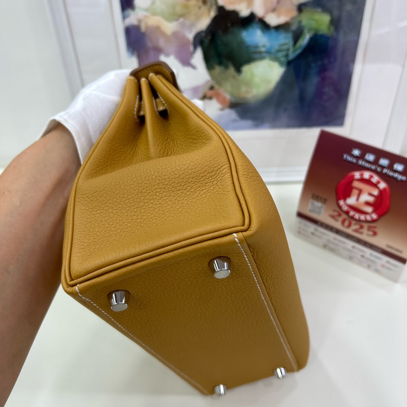愛馬仕 Kelly 25 W刻 沙灘金銀扣 Togo皮 全新全套 原單 Hermes Kelly 25 Stamp W Natural Sable PHW Togo leather Brand New Full Set with original receipt-9