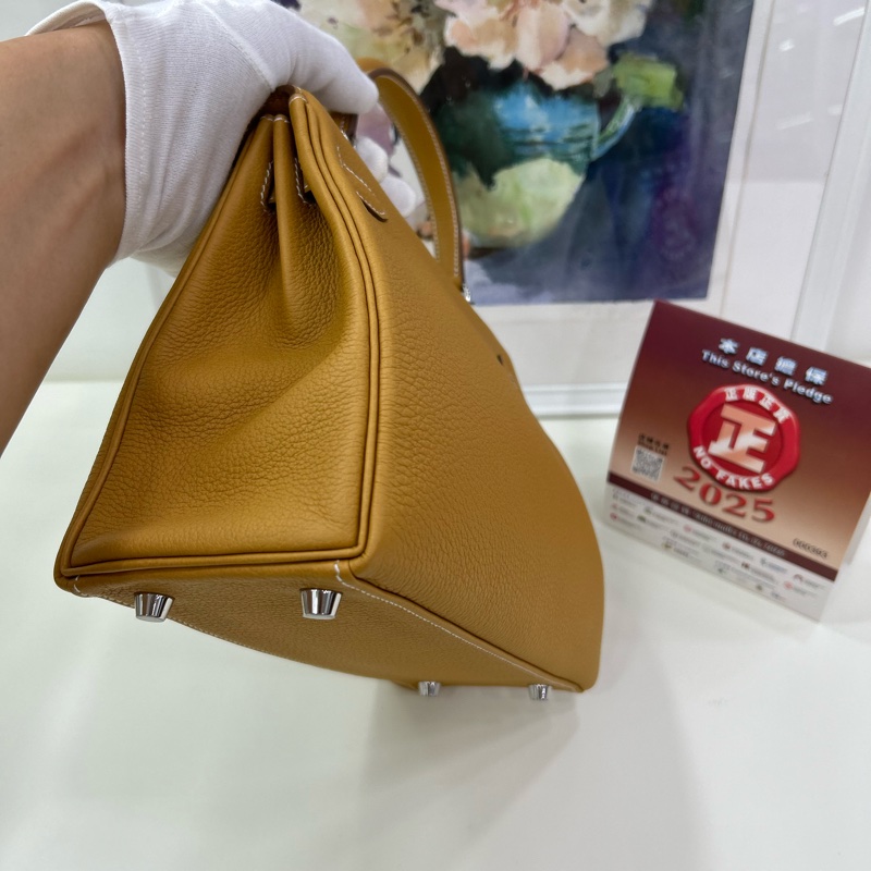 愛馬仕 Kelly 25 W刻 沙灘金銀扣 Togo皮 全新全套 原單 Hermes Kelly 25 Stamp W Natural Sable PHW Togo leather Brand New Full Set with original receipt-12