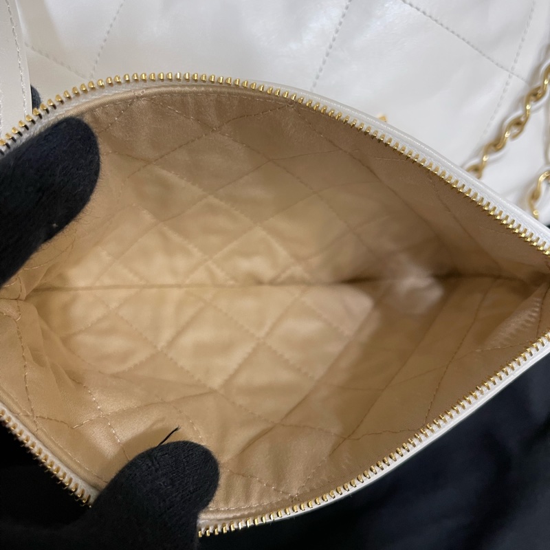 Chanel香奈兒中號白色垃圾袋22nag（大全配購證齊全‼️)-10