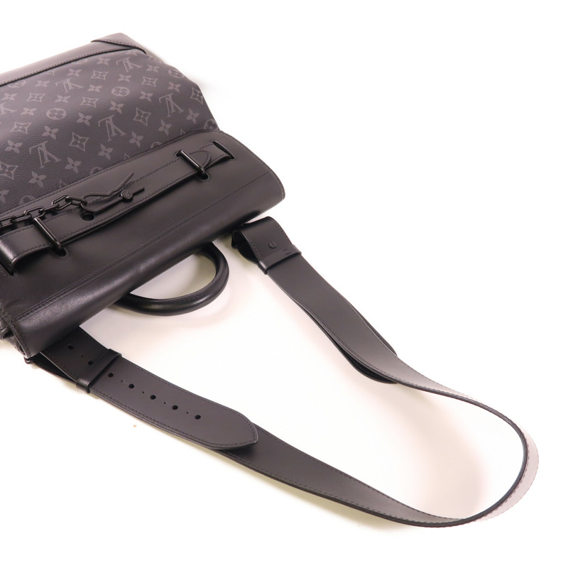 LOUIS VUITTON Monogram Eclipse Steamer PM手挽肩背兩用袋-5