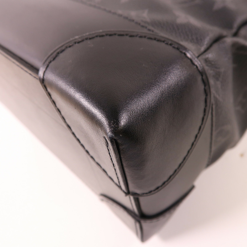 LOUIS VUITTON Monogram Eclipse Steamer PM手挽肩背兩用袋-14