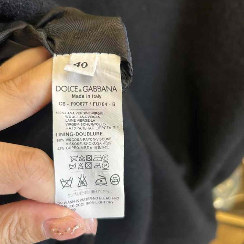 Dolce&Gabbana羊毛大衣 40號 整體很新-2