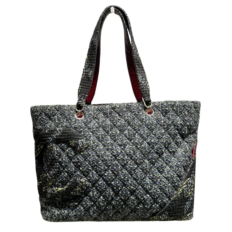 CHANEL TWEED TOTE BAG-1