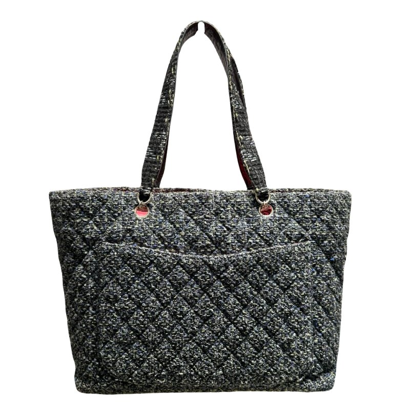 CHANEL TWEED TOTE BAG-2