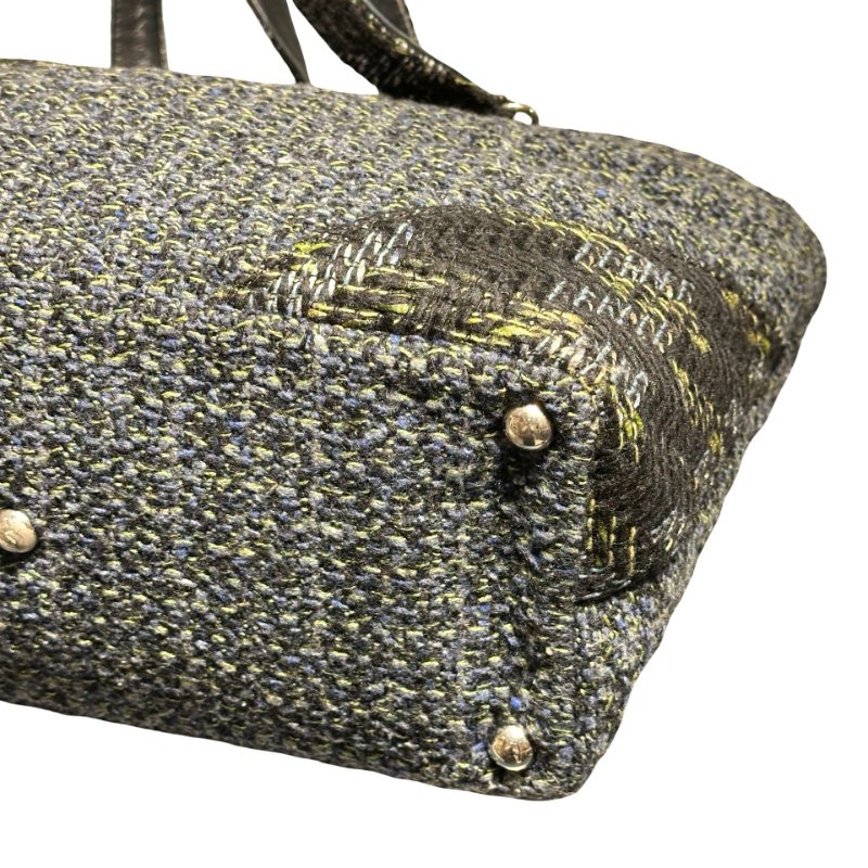 CHANEL TWEED TOTE BAG-6