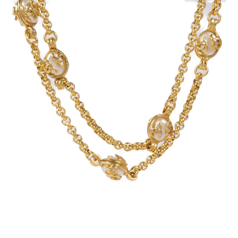 CHANEL 金屬Necklace項鍊-1