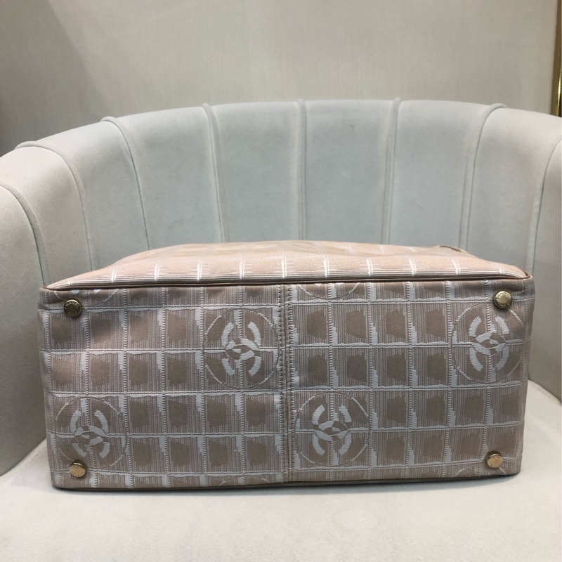 Chanel 杏色冰格Tote XA371-5