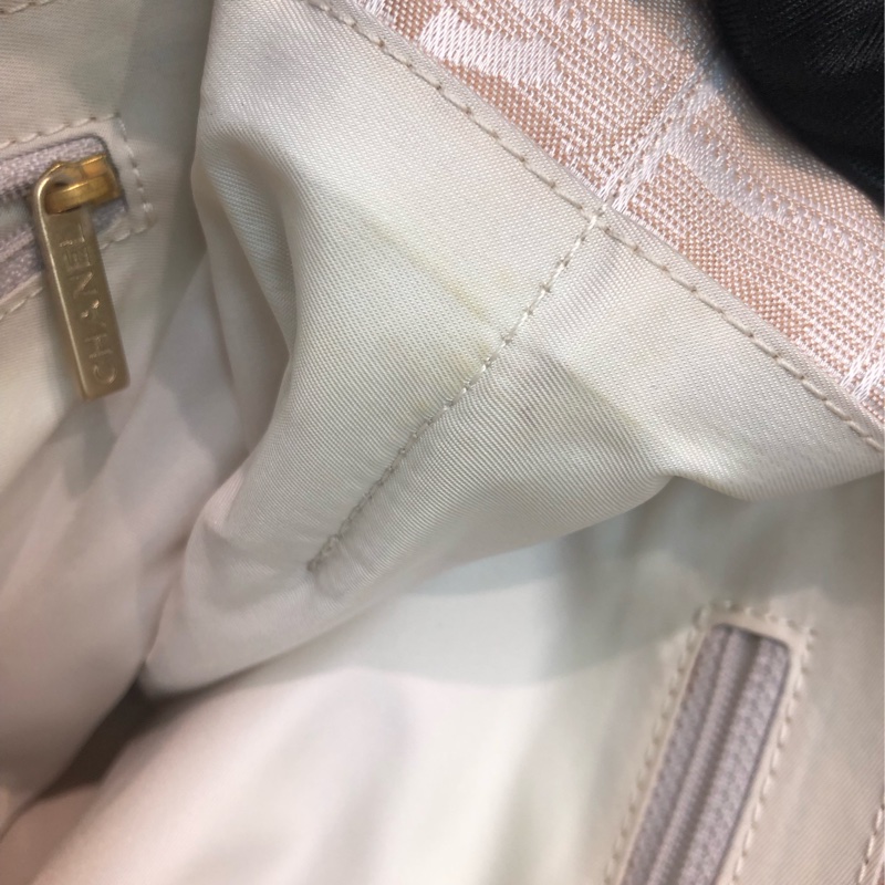 Chanel 杏色冰格Tote XA371-26