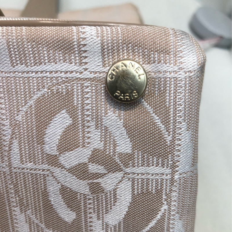 Chanel 杏色冰格Tote XA371-25