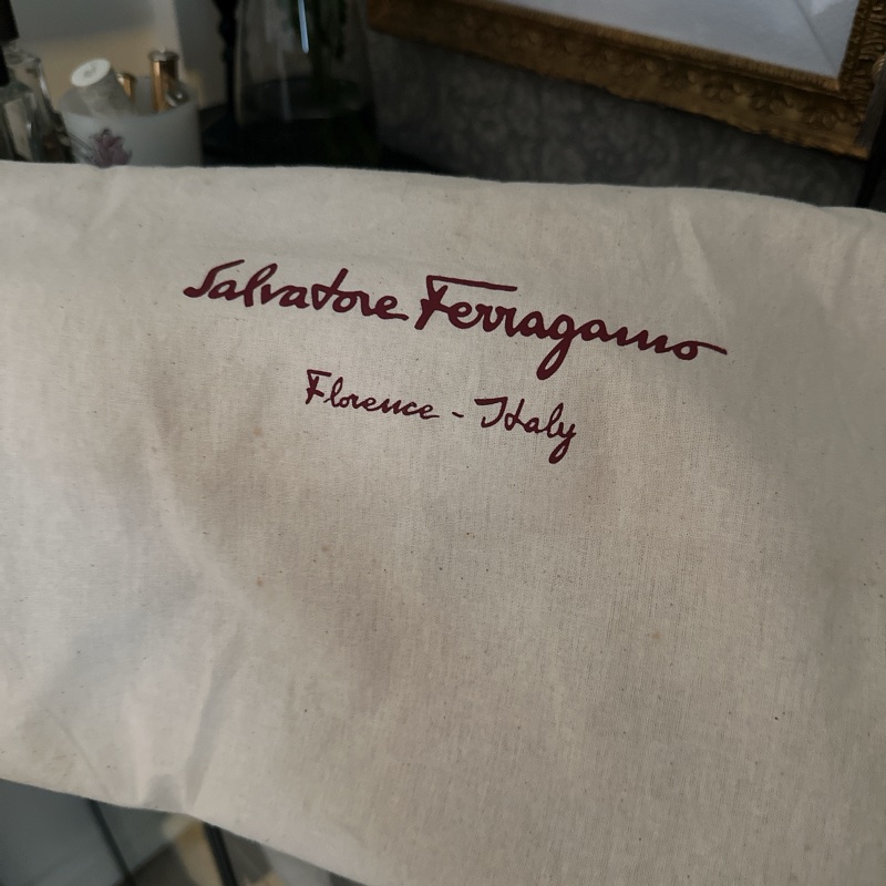 Salvatore Ferragamo SOFIA乾燥玫瑰粉色 羊皮 2way 包包-27
