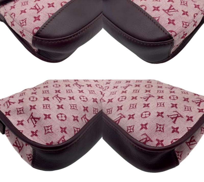 「JL精品代購」lv 樹莓丹寧粉腋下包-6
