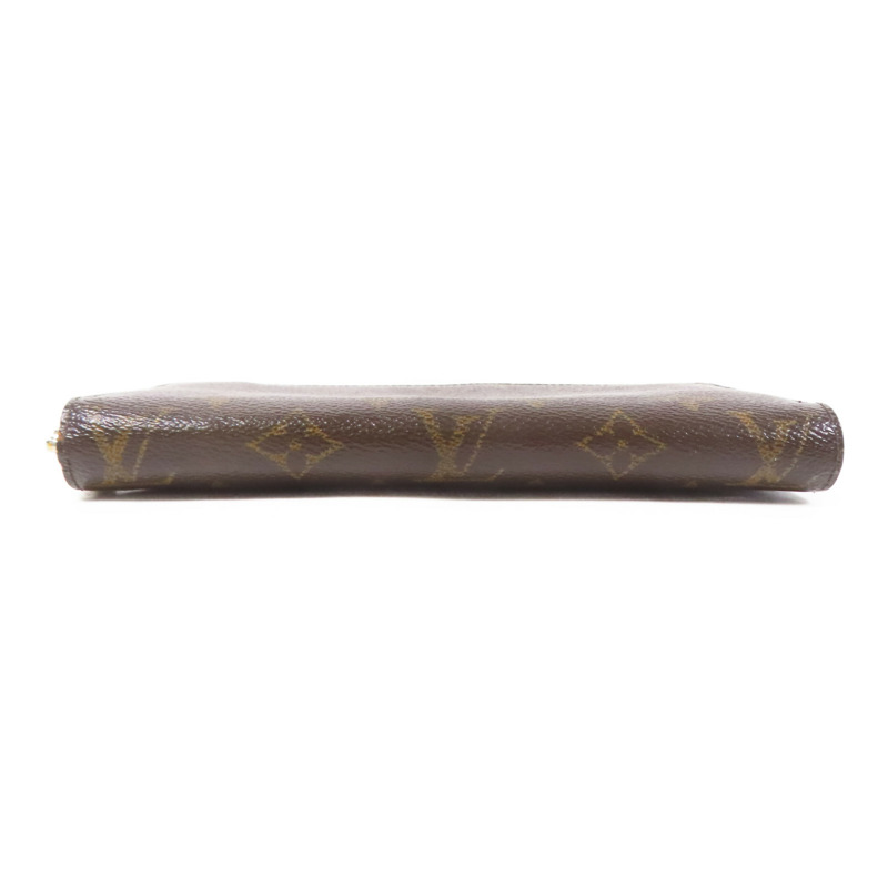 LOUIS VUITTON Monogram Zipper Long Wallet金扣長錢包-3