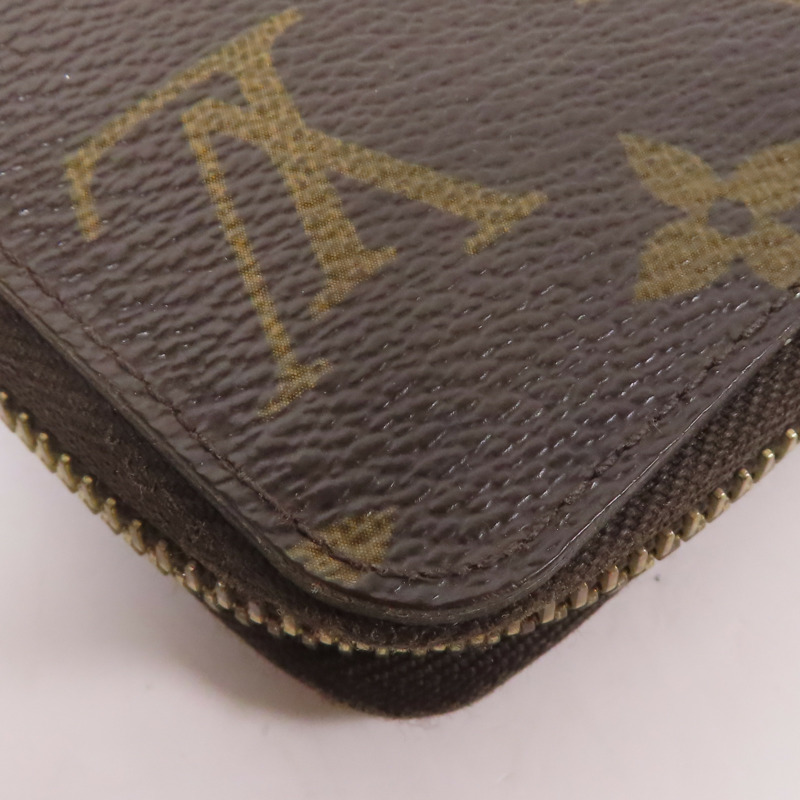 LOUIS VUITTON Monogram Zipper Long Wallet金扣長錢包-5