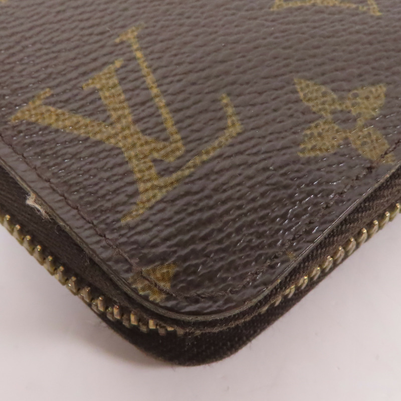 LOUIS VUITTON Monogram Zipper Long Wallet金扣長錢包-7