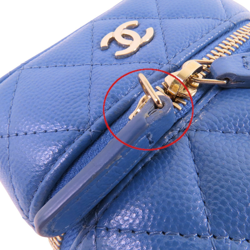 CHANEL 牛皮皮革Chain Shoulder Bag金扣鏈帶肩背袋-15