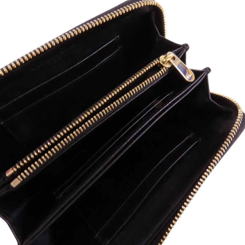 Dior 羊皮皮革Zipper Wallet金扣長錢包-4