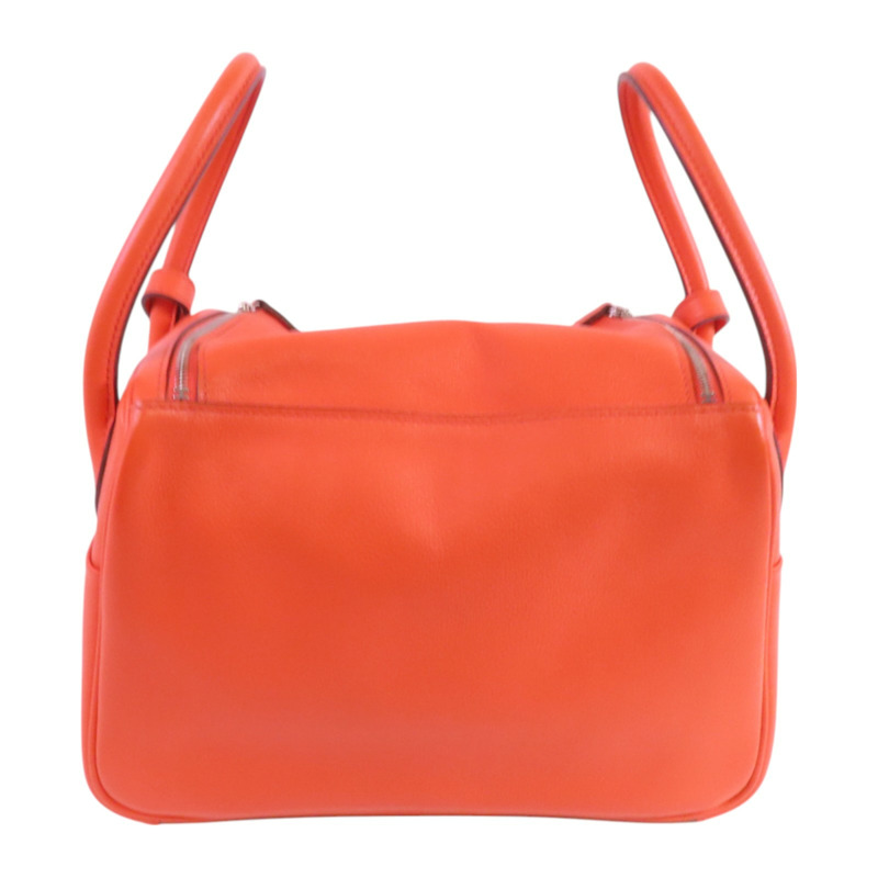 HERMES Evercolor皮革Lindy 26銀扣肩背袋-1