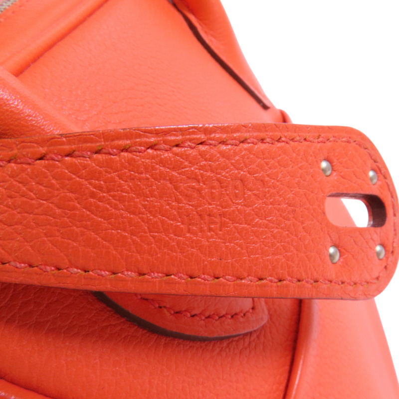 HERMES Evercolor皮革Lindy 26銀扣肩背袋-6