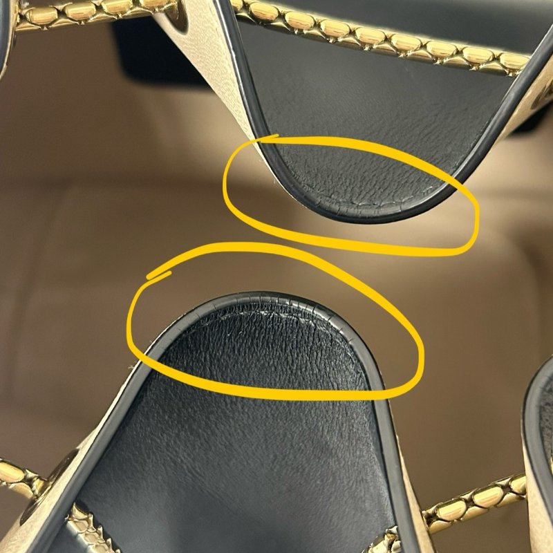 BVLGARI 牛皮皮革Chain Shoulder Bag金扣手挽肩背兩用袋-18