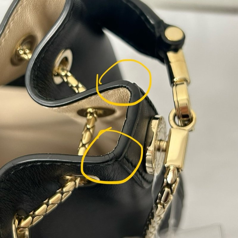 BVLGARI 牛皮皮革Chain Shoulder Bag金扣手挽肩背兩用袋-19