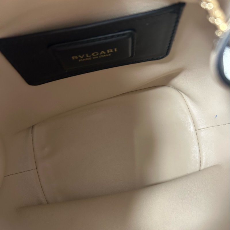 BVLGARI 牛皮皮革Chain Shoulder Bag金扣手挽肩背兩用袋-4